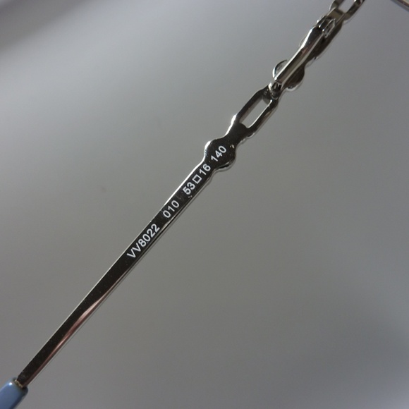 Radiance by Viva VV-8022 010 Shiny Light Nickeltin Eyeglasses 53/16/140 - Picture 7 of 9